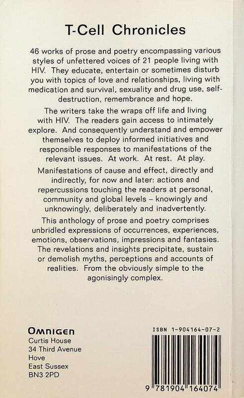 Back cover contains the blurb of the book in black font on a white background, as well as the ISBN and details of the publisher.